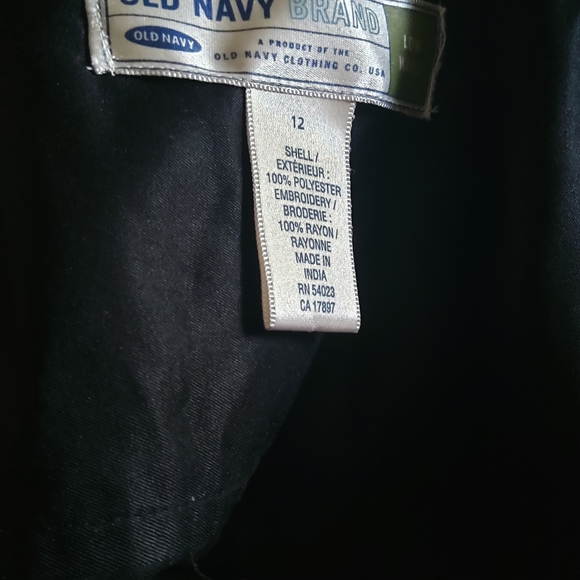 Old Navy Skirt, black n beige, sz 12 - Picture 8 of 8